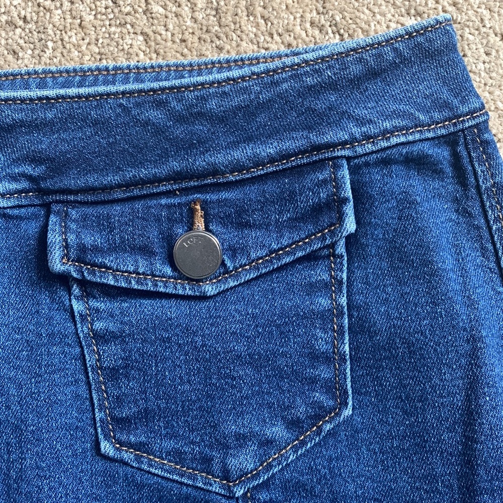 Loft Denim Skirt - Picture 5 of 10